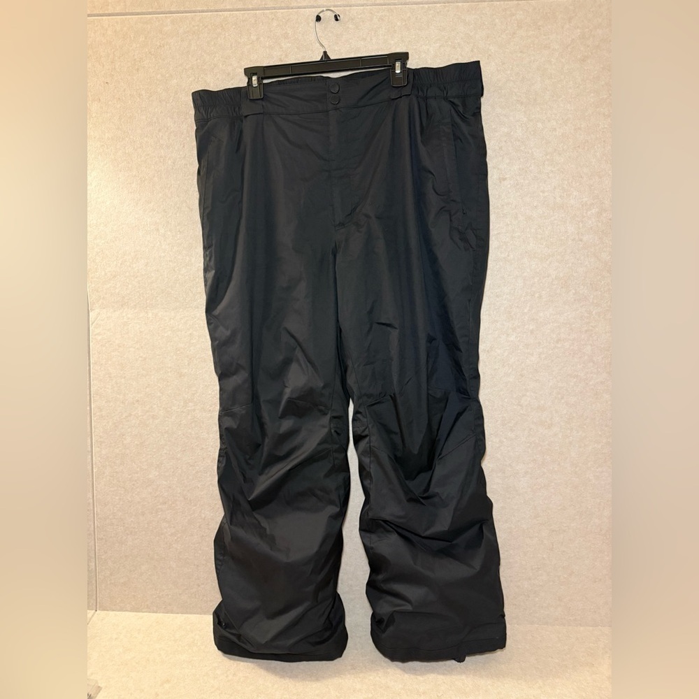 Columbia Men's Black Ride On Snow or Ski Pants, Waterproof & Breathable,Size XXL